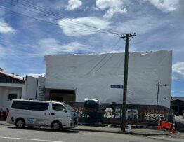 SCAR - Southern Cross Asbestos Removal wrapped building