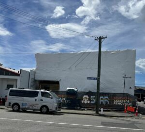 SCAR - Southern Cross Asbestos Removal wrapped building